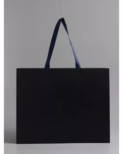 Пакет подарочный ламинированный горизонтальный «Синий», 40×32×13 см арт. СМЛ-281678-1-СМЛ0010919609