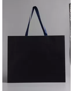 Пакет подарочный ламинированный горизонтальный «Синий», 48×39×16 см арт. СМЛ-281679-1-СМЛ0010919611