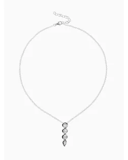 Кулон на цепочке "ДНК", цвет серебро арт. СМЛ-282745-1-СМЛ0010926488