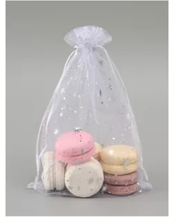 Мешок из фатина «Звёздное небо», 20 × 30 см, набор 5 шт арт. СМЛ-281651-1-СМЛ0010935539