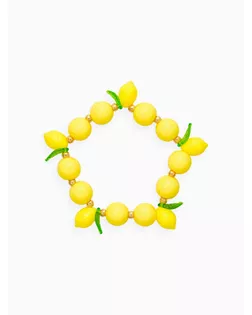 Браслет "Лимоны", цвет жёлтый в золоте арт. СМЛ-282995-1-СМЛ0010936511