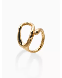 Кольцо медь "Витое", цвет золото, безразмерное арт. СМЛ-283231-1-СМЛ0010936533