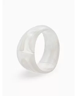 Браслет манжет акрил "Тренд", цвет белый арт. СМЛ-282671-1-СМЛ0010940636