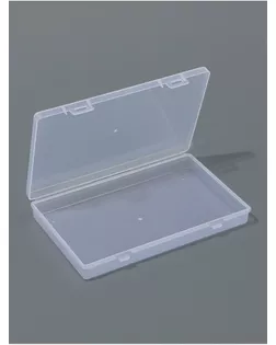 Бокс универс с крышкой 1секц 17,4*10,8*2,6см прозрач пакет накл QF арт. СМЛ-282837-1-СМЛ0010941794