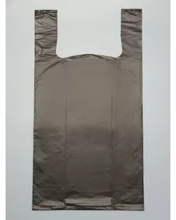 Пакет-майка ПНД чёрная 30+16х55/13 мкм арт. СМЛ-280993-1-СМЛ0010943459