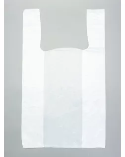 Пакет-майка ПНД белая 28+14х48/12 мкм арт. СМЛ-280995-1-СМЛ0010943462