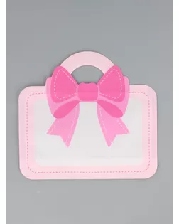 Пакет подарочный, "Сумка с бантом", с zip-lock застежкой, 24х28см арт. СМЛ-281689-1-СМЛ0010947523