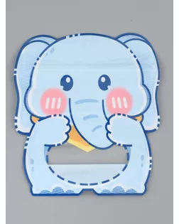 Пакет подарочный, "Слоник", с zip-lock застежкой, 17x20+3см арт. СМЛ-281690-1-СМЛ0010947524