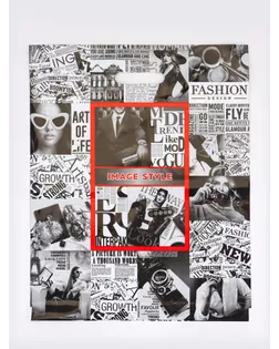 Пакет «Имидж», полиэтиленовый с вырубной ручкой, 40×50 см, 80 мкм арт. СМЛ-281039-1-СМЛ0010956044