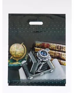 Пакет подарочный «Фокус» полиэтиленовый с вырубной ручкой, ламинированый 38×47 см, 60 мкм арт. СМЛ-281041-1-СМЛ0010956046