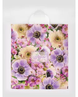 Пакет подарочный «Адель», полиэтиленовый с петлевой ручкой, 38×42 см, 40 мкм арт. СМЛ-281043-1-СМЛ0010956048