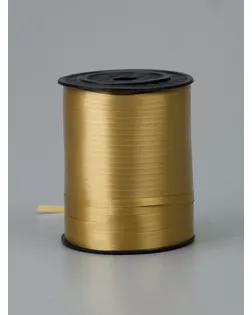 Лента для декора и подарков, золотой, 0,5 см х 500 м арт. СМЛ-282883-1-СМЛ0010957479