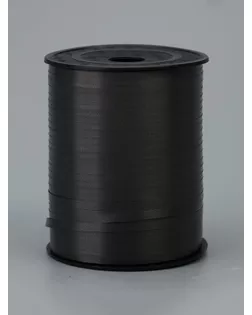 Лента для декора и подарков, черный, 0,5 см х 500 м арт. СМЛ-282887-1-СМЛ0010957484