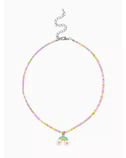 Бусы детские "Выбражулька" бисер, радуга, 38 см, разноцветные арт. СМЛ-283532-1-СМЛ0010960595