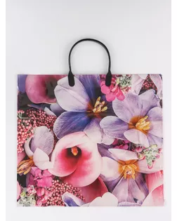 Пакет «Ванда», полиэтиленовый с пластиковой ручкой, 38×34 + 3 см, 90 мкм арт. СМЛ-281483-1-СМЛ0010962306