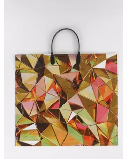 Пакет «Голден», полиэтиленовый с пластиковой ручкой, 38×34 + 3 см, 90 мкм арт. СМЛ-281484-1-СМЛ0010962308