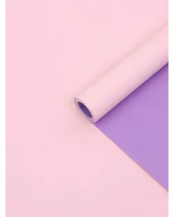 Бумага упаковочная крафт, двусторонняя, бежево-фиоелтовый 0,68 х 10±5% м арт. СМЛ-283024-1-СМЛ0010968653