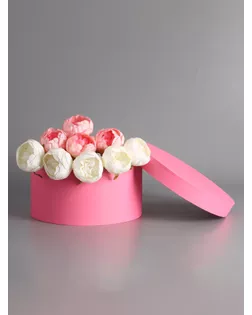 Коробка круглая розовая, 30 х 15 см арт. СМЛ-282967-1-СМЛ0010970577