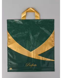 Пакет подарочный Перфекто Малахит 40 х 37 см 95 мкм арт. СМЛ-282505-1-СМЛ0010980863