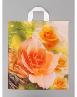 Пакет подарочный Утренняя роза 42 х 38 см 37 мкм арт. СМЛ-282518-1-СМЛ0010980888