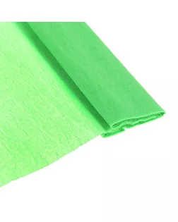 Бумага крепированная 50*200см плотность-32 г/м в рулоне Зеленый светлый  (80-22) арт. СМЛ-206700-1-СМЛ0001110296