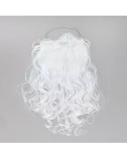 Карнавальная борода «Дедушка Мороз», на резинке, 50 г, 47 см арт. СМЛ-104113-1-СМЛ0001115984