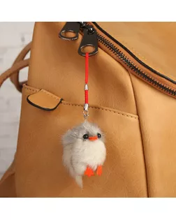 Пушистик на подвеске "Утёнок", МИКС арт. СМЛ-106280-1-СМЛ0001131745