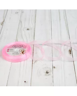 Лента капроновая, 10 мм, 20 ± 1 м, цвет светло-розовый №4 арт. СМЛ-19679-1-СМЛ1142948