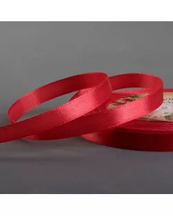 Лента атласная, 10 мм × 23 ± 1 м, цвет коралловый №65 арт. СМЛ-95701-2-СМЛ0001218151