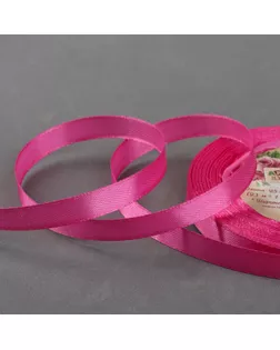 Лента атласная, 10 мм × 23 ± 1 м, цвет малиновый №165 арт. СМЛ-95705-5-СМЛ0001218156