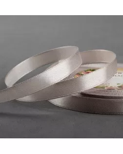 Лента атласная, 10 мм × 23 ± 1 м, цвет светло-серый №172 арт. СМЛ-95765-3-СМЛ0001218223