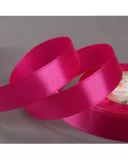 Лента атласная, 20 мм × 23 ± 1 м, цвет малиновый №165 арт. СМЛ-95705-3-СМЛ0001218237