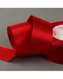 Лента атласная, 40 мм × 23 ± 1 м, цвет бордовый №33 арт. СМЛ-95758-6-СМЛ0001218376