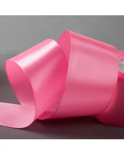 Лента атласная, 50 мм × 23 ± 1 м, цвет ярко-розовый №05 арт. СМЛ-95695-2-СМЛ0001218388