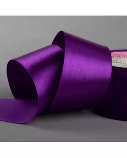 Лента атласная, 50 мм × 23 ± 1 м, цвет фиолетовый №46 арт. СМЛ-95740-2-СМЛ0001218436