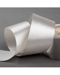 Лента атласная, 50 мм × 23 ± 1 м, цвет светло-серый №172 арт. СМЛ-95765-1-СМЛ0001218466