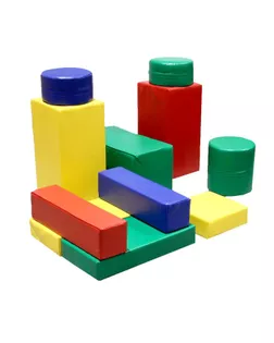 Мягкий конструктор «Фабрика», 11 элементов арт. СМЛ-41944-1-СМЛ0001255260