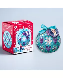 Новогодний елочный шар для декорирования, Холодное сердце арт. СМЛ-25599-1-СМЛ1256470