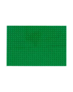 Пластина-основание для конструктора, 25,5 х 12,5 см, цвет зелёный арт. СМЛ-99135-2-СМЛ0001268232