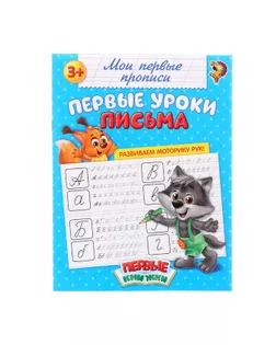 Прописи «Первые уроки письма», 20 стр. арт. СМЛ-42478-1-СМЛ0001337375