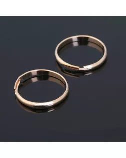 Основа для кольца регулируемая (набор 5 шт), цвет серебро арт. СМЛ-40123-2-СМЛ0001353650