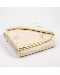 Одеяло Адамас облегчённое Овечья шерсть, размер 110х140±5 см, 200 г/м² арт. СМЛ-1078-1-СМЛ1365230