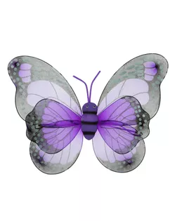 Карнавальные крылья «Бабочка», для детей, цвет фиолетовый арт. СМЛ-43312-1-СМЛ0001380438