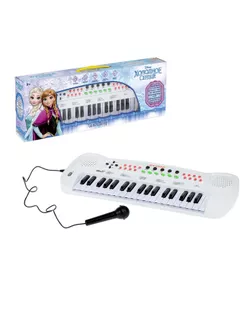 Синтезатор «Музыкальное приключение», Холодное сердце, работает от сети и от батареек арт. СМЛ-119249-1-СМЛ0001427310
