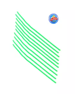 Проволока с ворсом для поделок и декорирования, набор 10 шт., цвет зелёный арт. СМЛ-231086-1-СМЛ0000151266