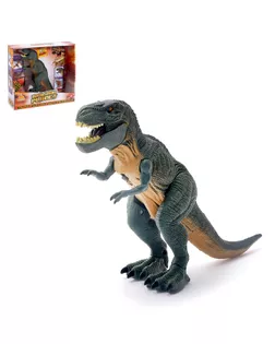 Динозавр «Рекс», работает от батареек, световые и звуковые эффекты арт. СМЛ-43874-1-СМЛ0001540909