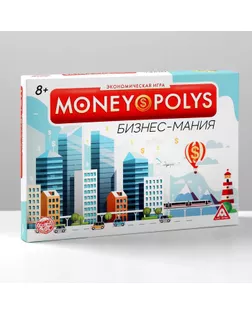 Экономическая игра «MONEY POLYS. Бизнес-мания» арт. СМЛ-104054-1-СМЛ0000188079