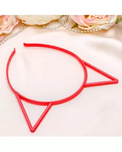 Ободок для волос "Ушки" 0,6 см,микс арт. СМЛ-2722-1-СМЛ2070862