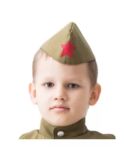 Пилотка военного детская, р. 50 см арт. СМЛ-45301-1-СМЛ0002072968