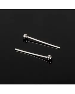 Штифт с шариком СМ-1103-16, 1,5 см, 50 гр (±1043 шт), цвет серебро арт. СМЛ-24158-3-СМЛ2128480